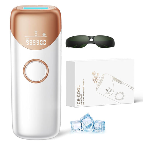 Laser Hair Removal,IPL Hair Removal Device with 5℃ Ice Cooling,At-Home Painless Laser Hair Removal for Women & Men,Body Legs Armpits Use