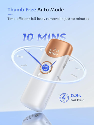 Laser Hair Removal,IPL Hair Removal Device with 5℃ Ice Cooling,At-Home Painless Laser Hair Removal for Women & Men,Body Legs Armpits Use